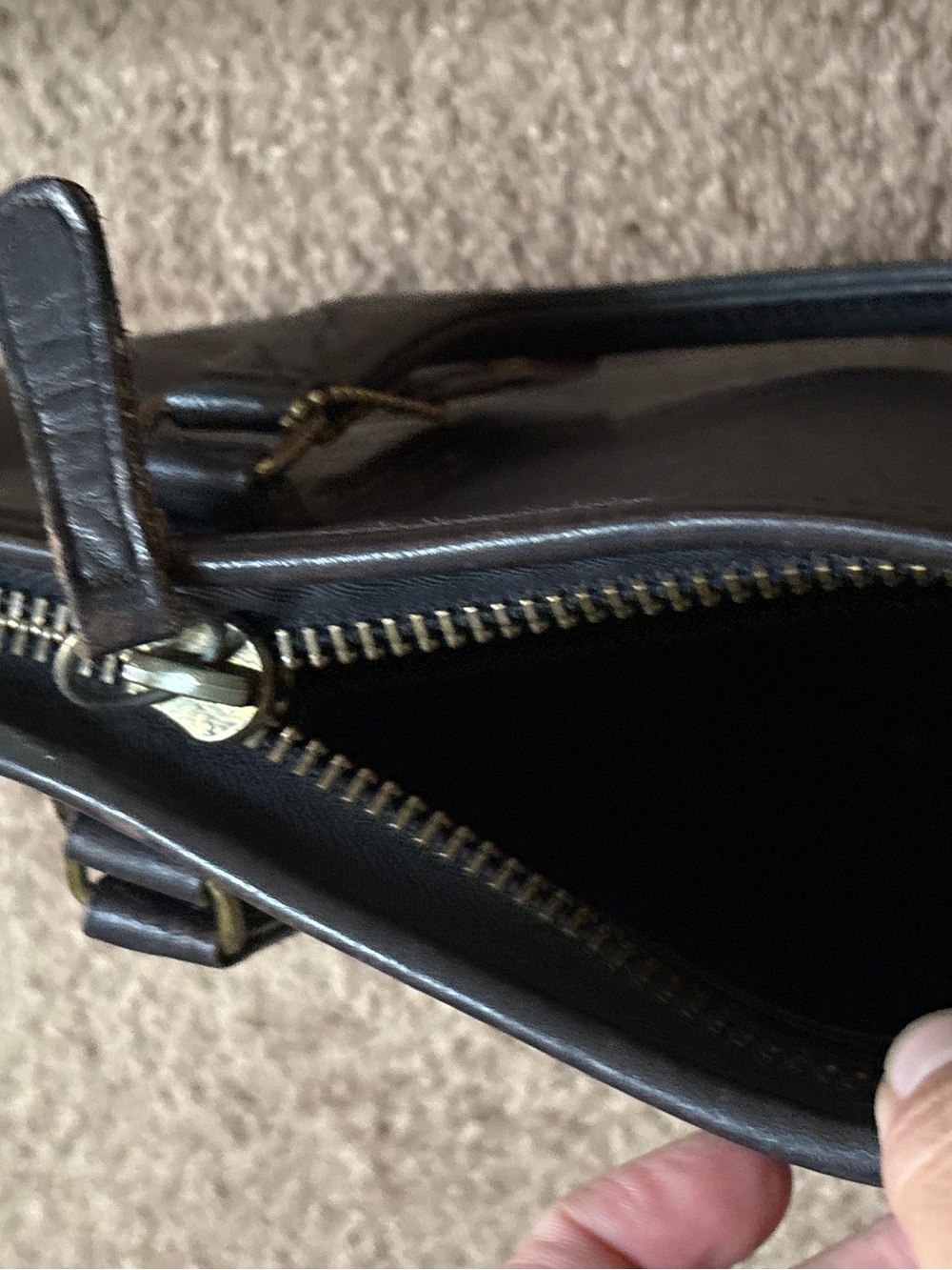 VINTAGE COACH BROWN LEATHER BONNIE CASHIN SLIM SATCHEL too Handel mocha brown - Picture 11 of 12